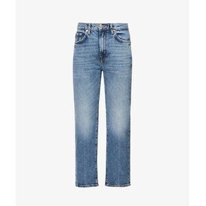 7 For All Mankind Women's Logan Stovepipe Straight Leg Jeans in Playtime - 26